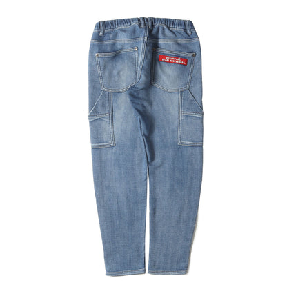 ダメージリペア加工 ペインター イージー デニム スウェット パンツ(RELAX DENIM PANTS)