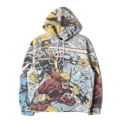 23SS ×MARVEL X-MEN 全面グラフィック スウェット パーカー(Battle Hoodie)