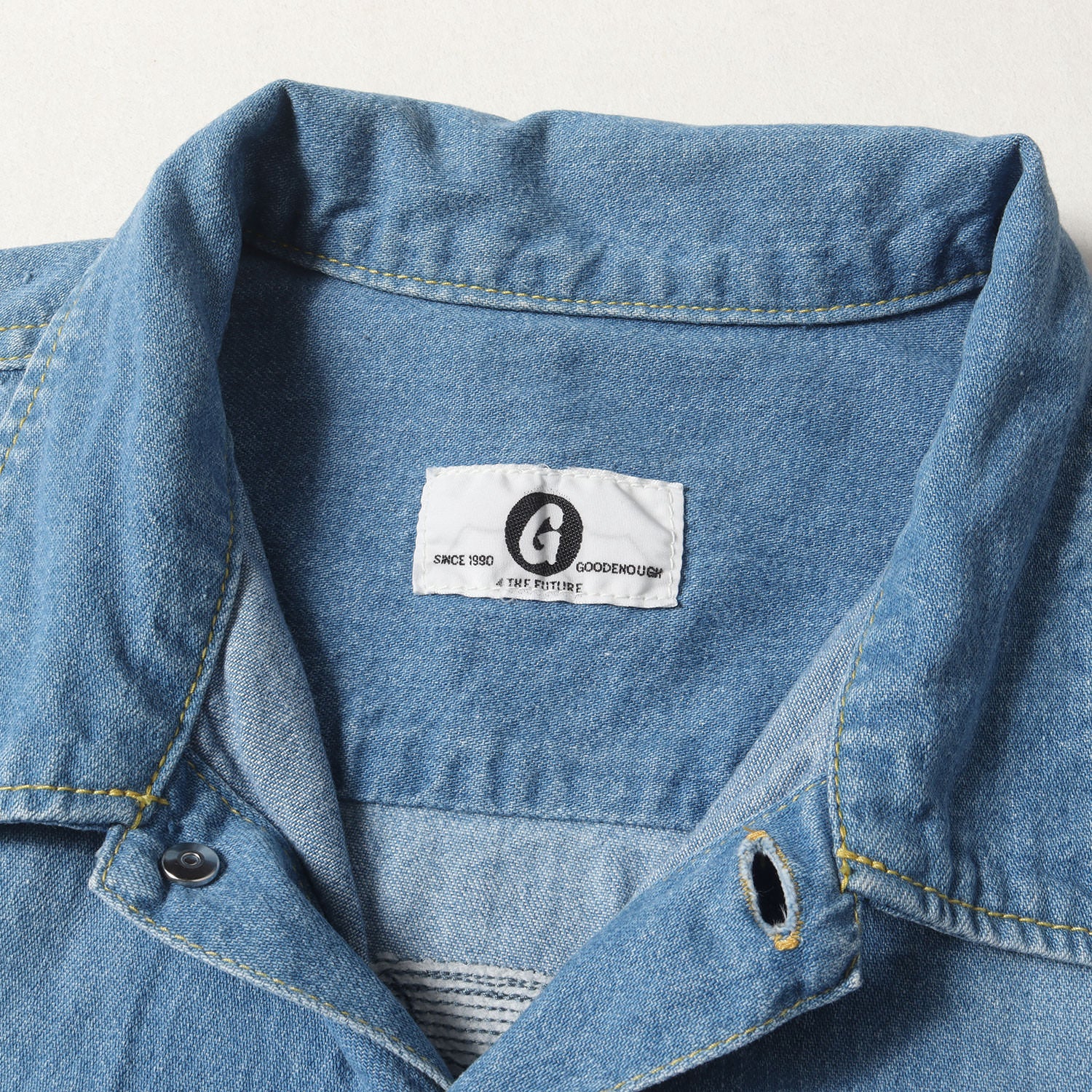 GOOD ENOUGH (グッドイナフ) グラムg刺繍 2ndタイプ デニム シャツ