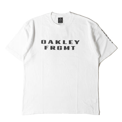 ×fragment design ブランドロゴ クルーネック Tシャツ