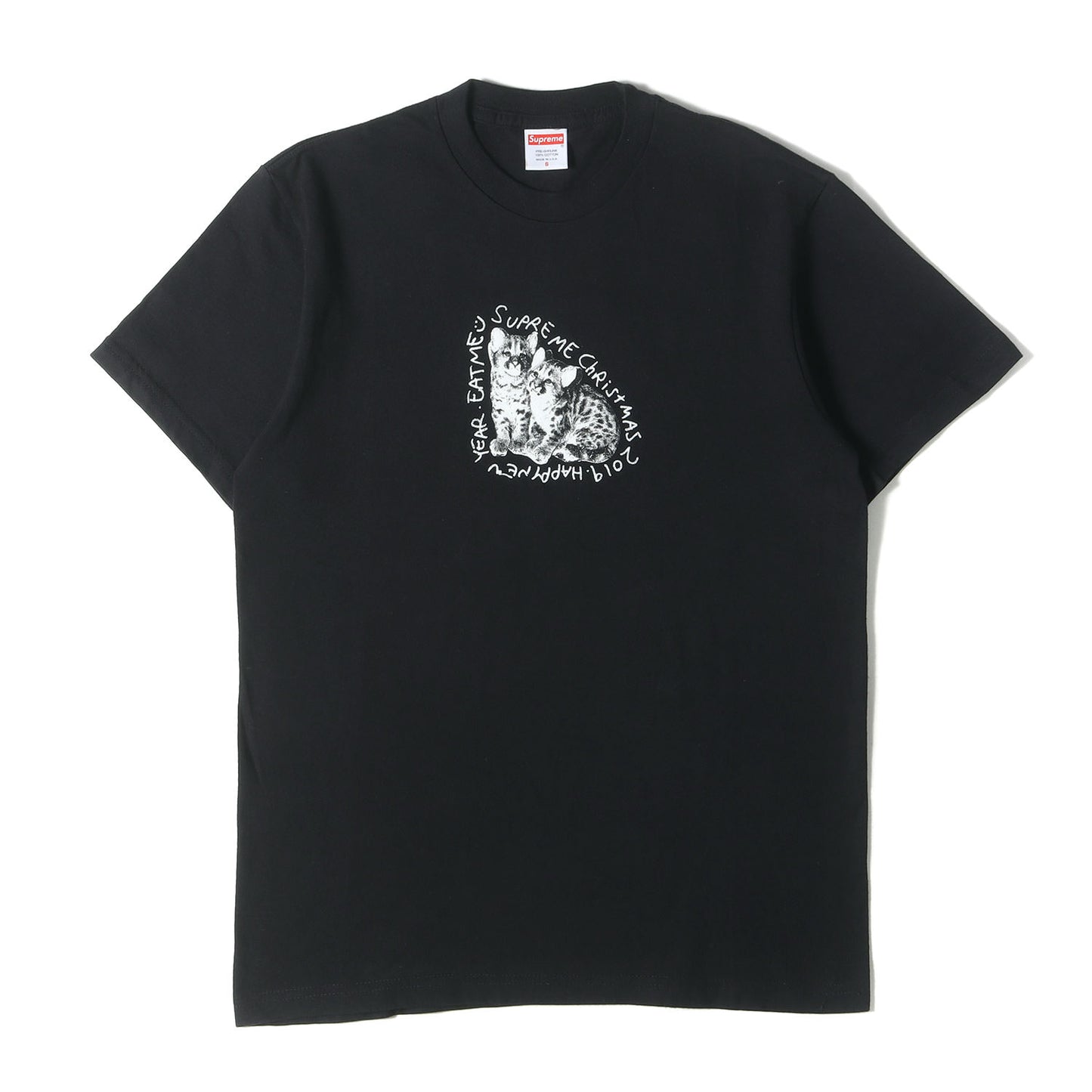 クリスマスモデル キャット クルーネック Tシャツ(Eat Me Tee)