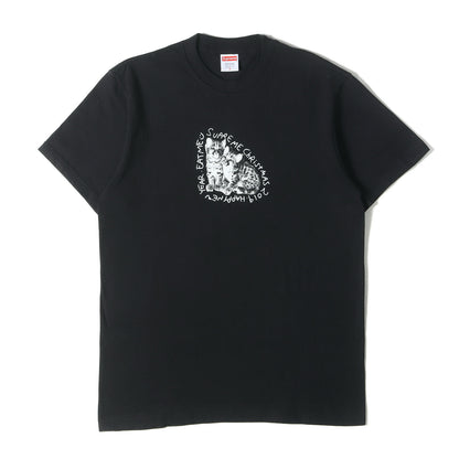クリスマスモデル キャット クルーネック Tシャツ(Eat Me Tee)
