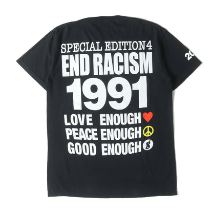 ×藤原ヒロシ GOODENOUGH 復刻モデル Tシャツ(END RACISM TEE)