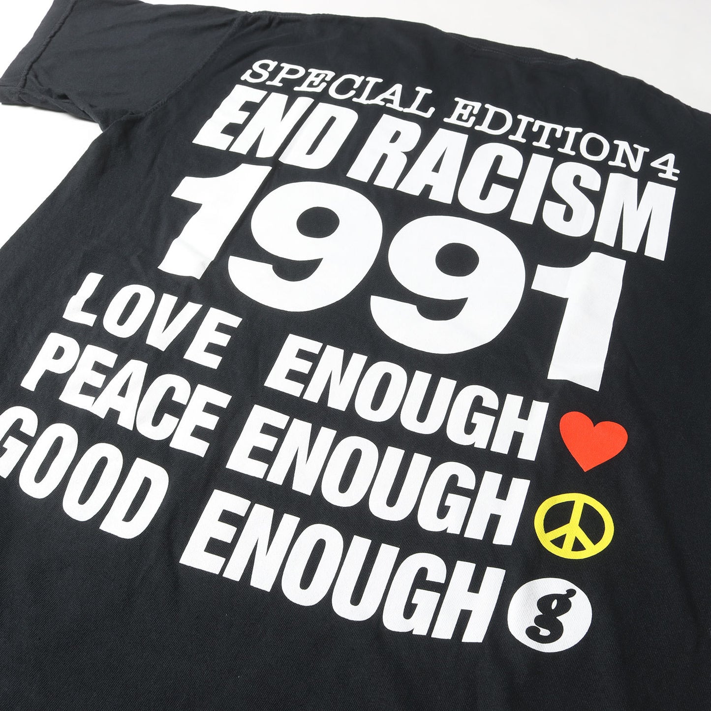 ×藤原ヒロシ GOODENOUGH 復刻モデル Tシャツ(END RACISM TEE)