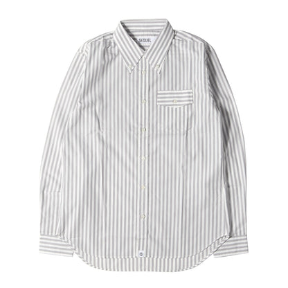 20AW ストライプ ボタンダウンシャツ(SHIRT)