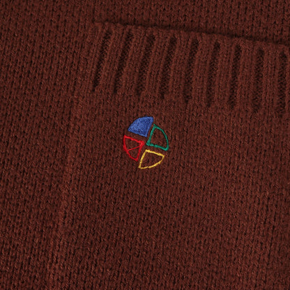 オーバーサイズ ポケット付き ニット セーター