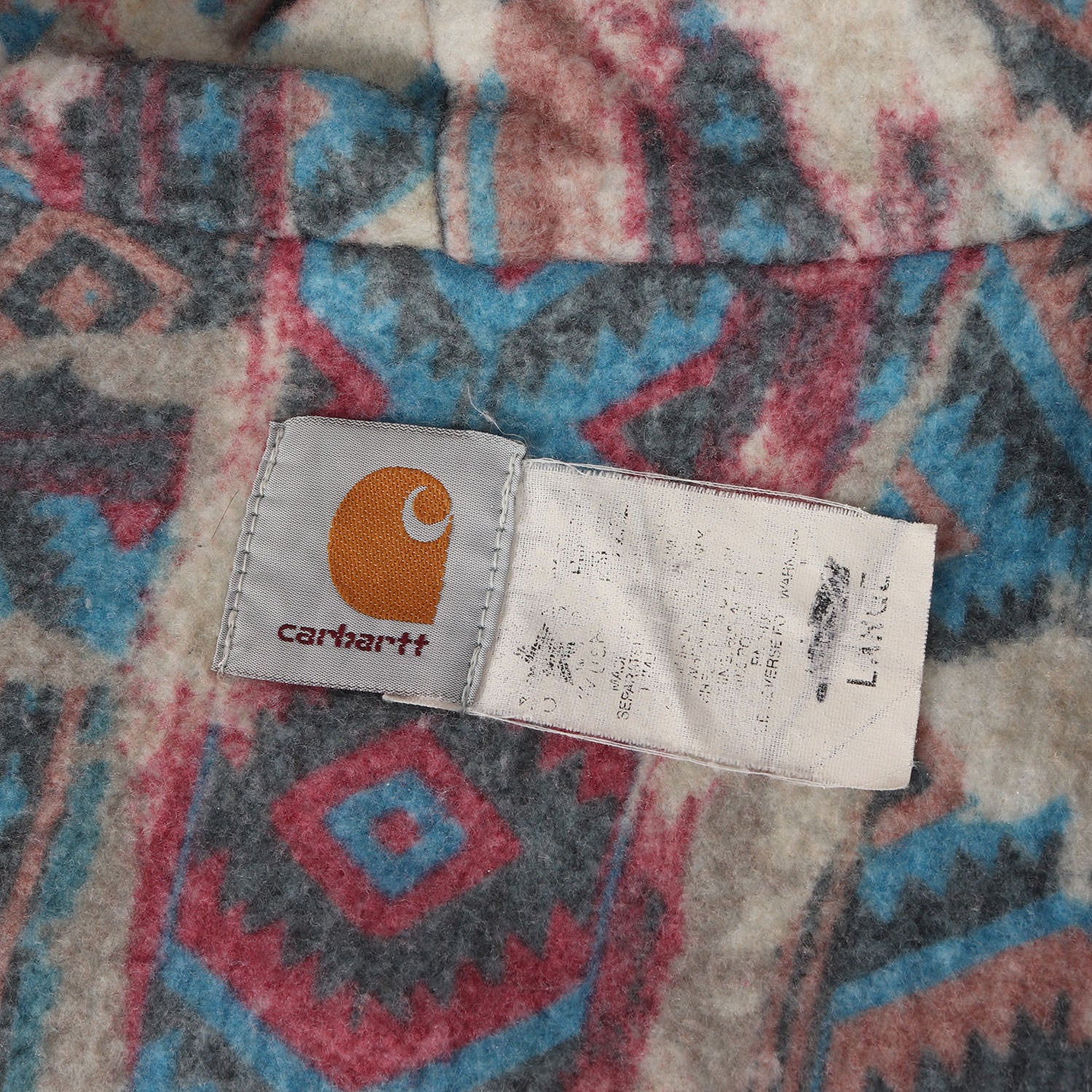 Carhartt (カーハート) 80s 星タグ 裏地ネイティブ柄 デニム  