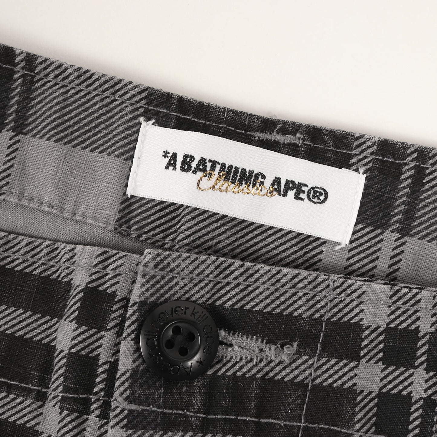 チェック ミリタリー カーゴショーツ