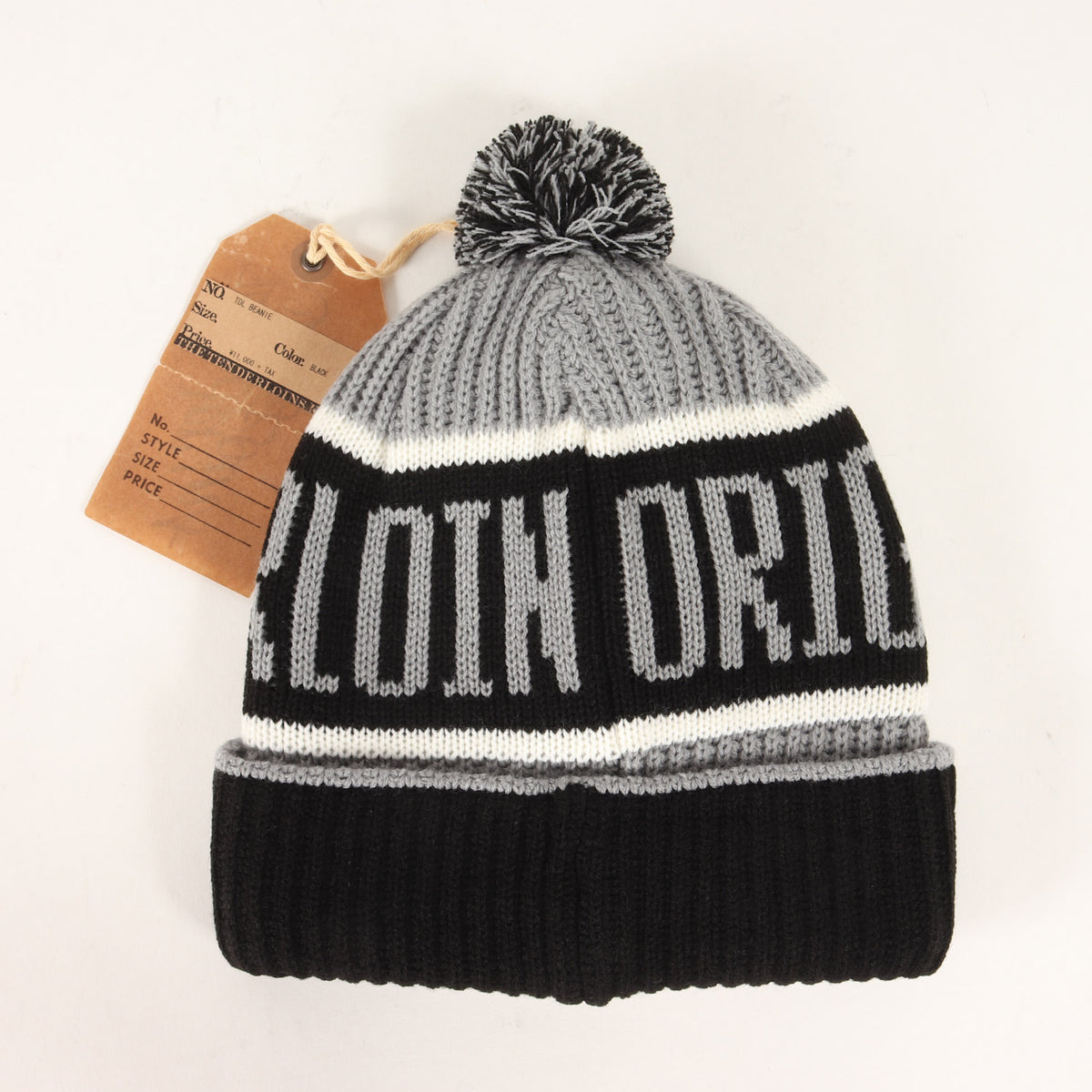 ブランドロゴ ボンボン ニット ビーニー(TDL BEANIE)