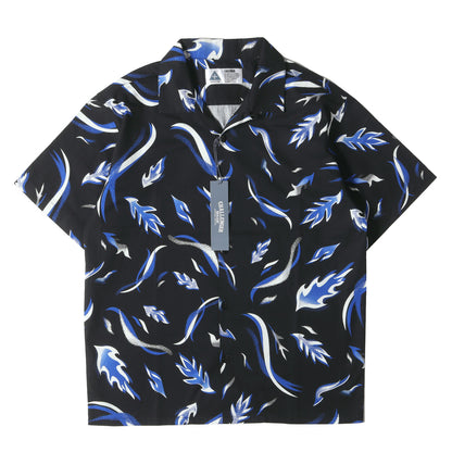 22SS ファイヤーリーフ オープンカラー 半袖シャツ(S/S FIRE LEAF SHIRT)