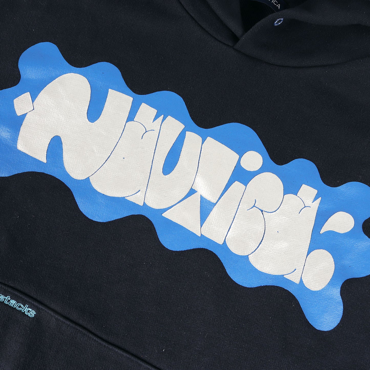 ×STACKS グラフィックプリント ヘビー スウェット パーカー