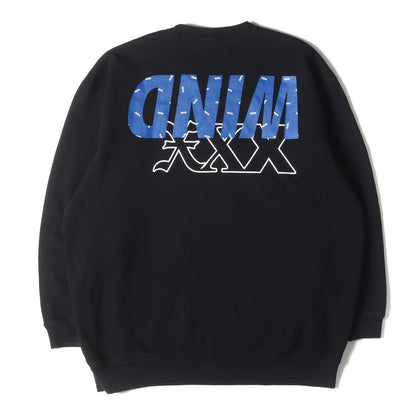 20AW ×GOD SELECTION XXX モノグラムロゴ スウェット(MONOGRAM CREWNECK)