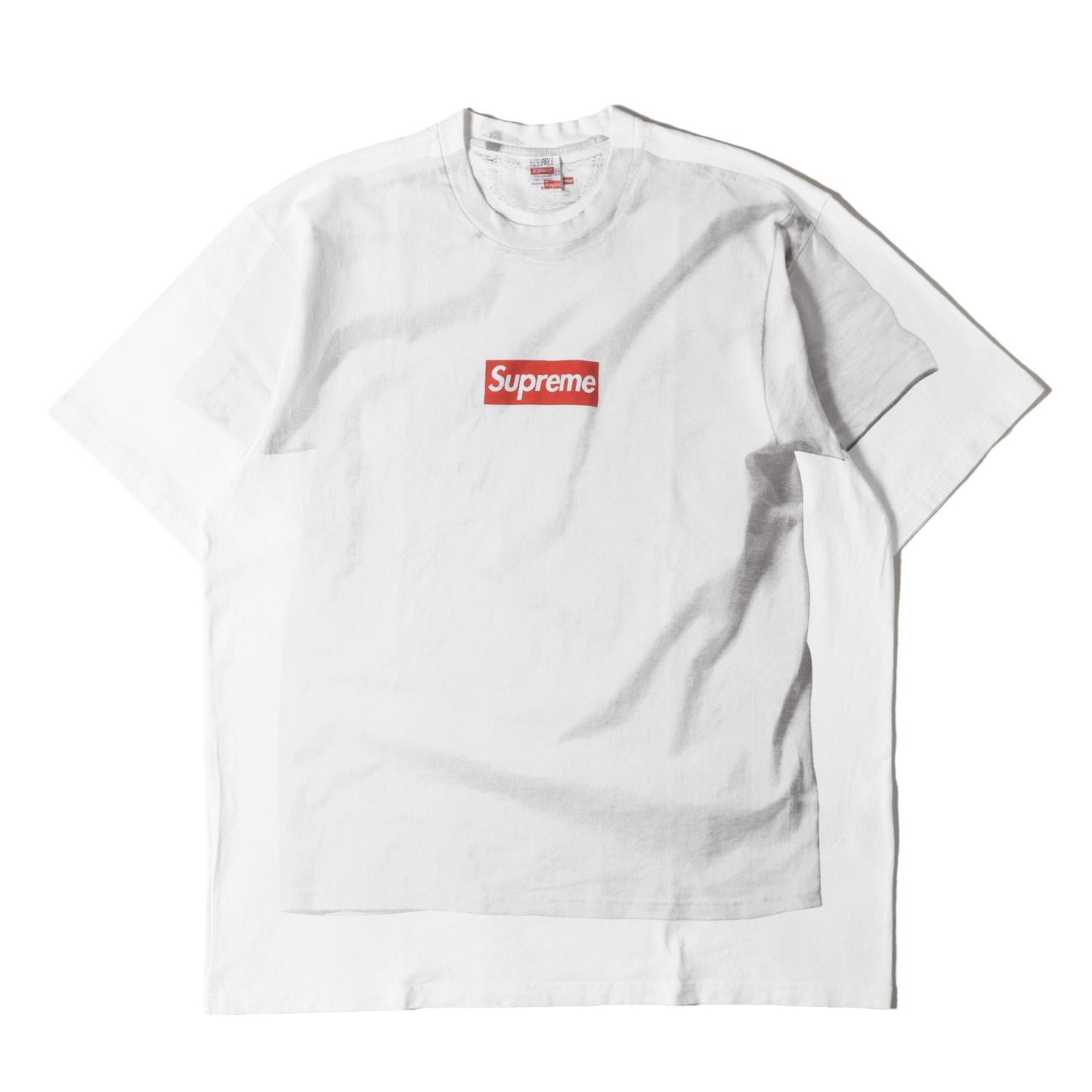 24SS ×MM6 Maison Margiela BOXロゴ 転写プリント Tシャツ(Box Logo Tee)