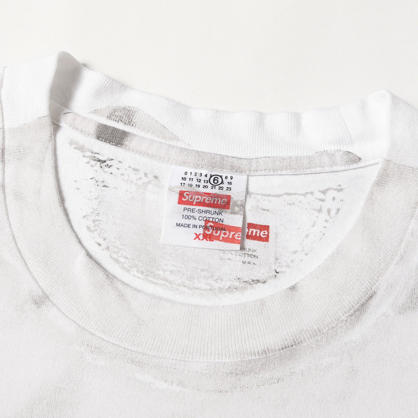 24SS ×MM6 Maison Margiela BOXロゴ 転写プリント Tシャツ(Box Logo Tee)