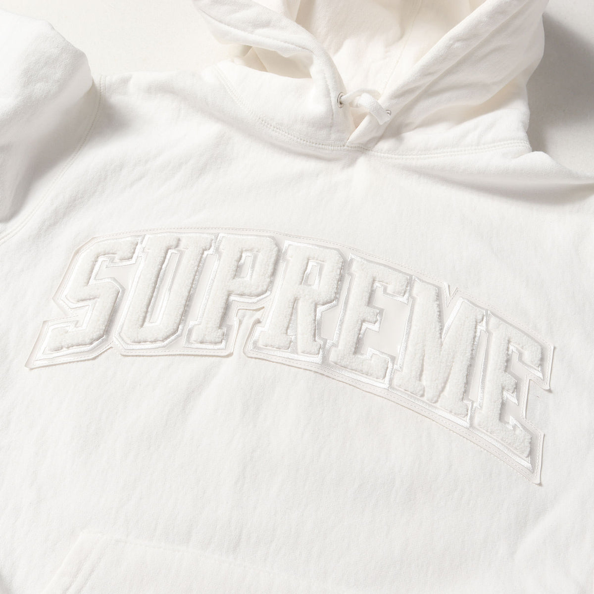 シェニール アーチロゴ スウェットパーカー(Patent Chenille Arc Logo Hooded Sweatshirt)