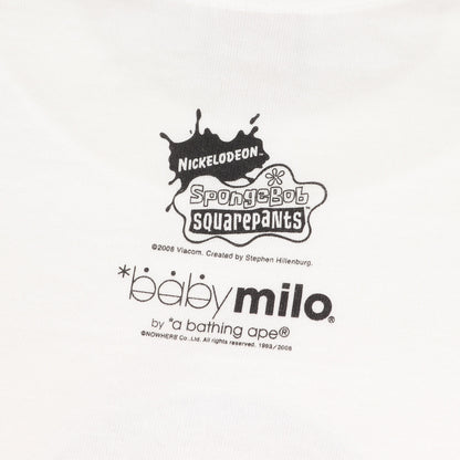 00s ×Sponge Bob スポンジボブ・スクエアパンツ&ベビーマイロ Tシャツ(デッドストック)