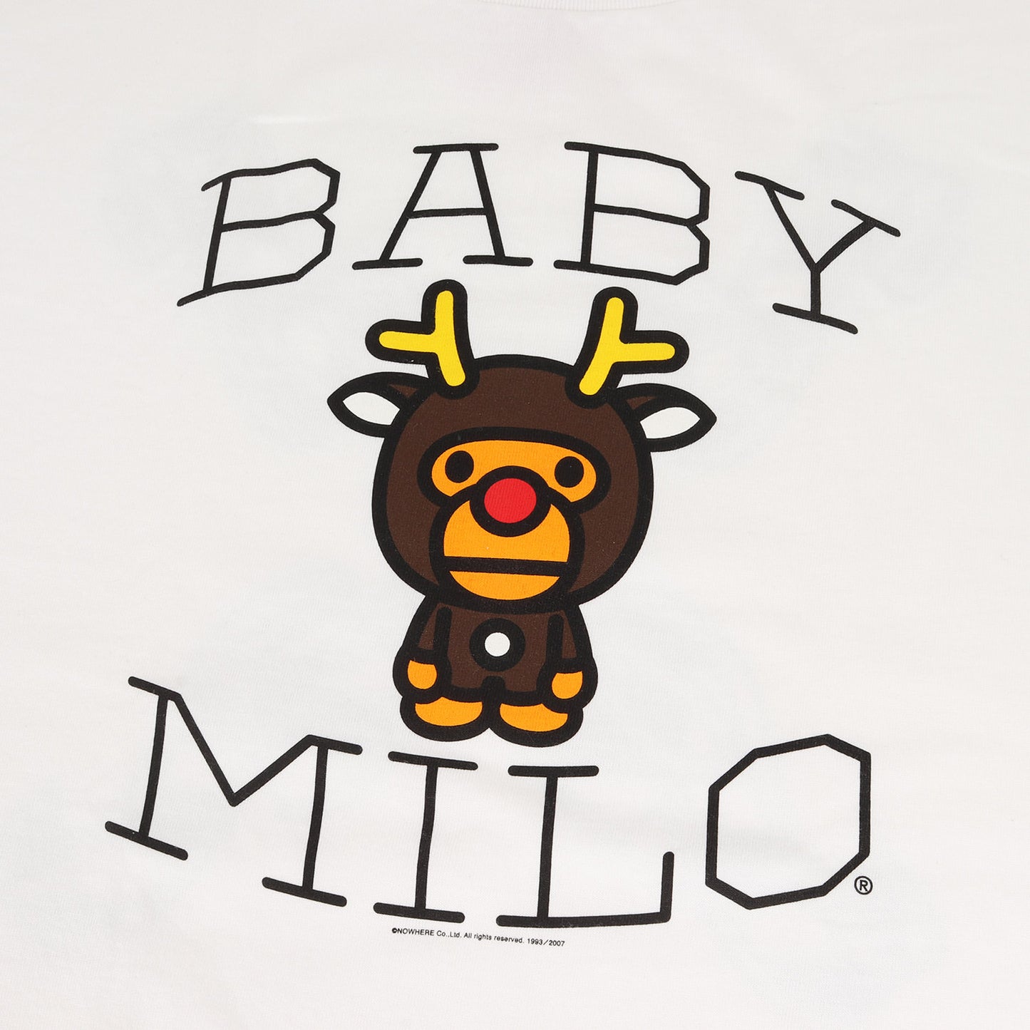 00s クリスマスモデル トナカイ ベビーマイロ Tシャツ(デッドストック)