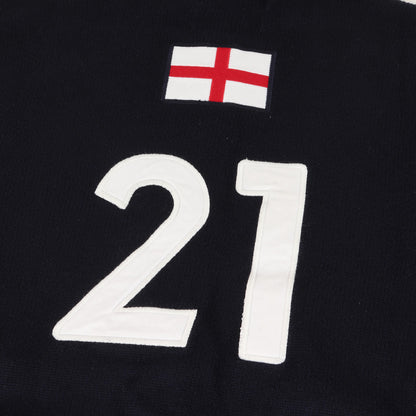 イングランドモデル ビッグポニー ジップ コットンニット セーター