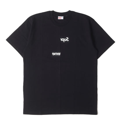 ×COMME des GARCONS SHIRT スプリット BOXロゴ Tシャツ(Split Box Logo Tee)