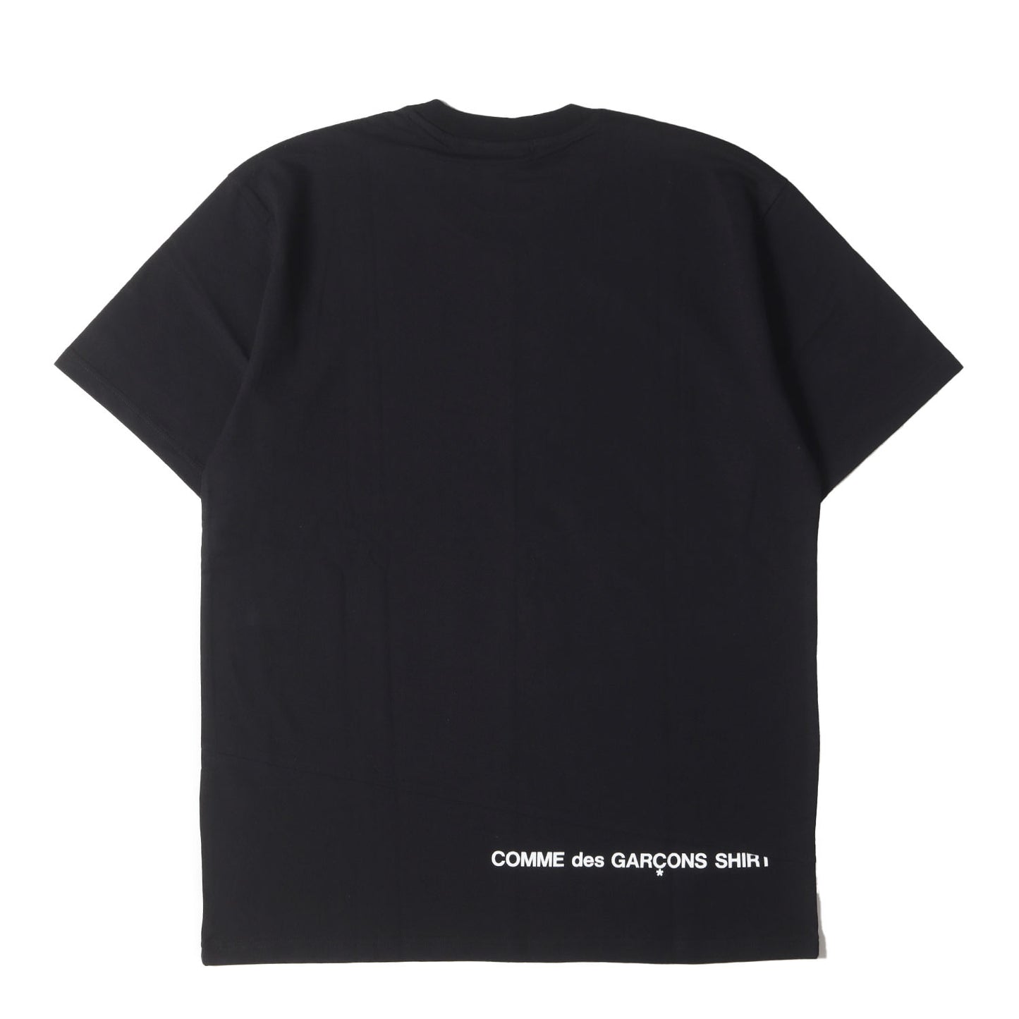 ×COMME des GARCONS SHIRT スプリット BOXロゴ Tシャツ(Split Box Logo Tee)