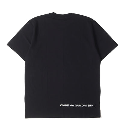 ×COMME des GARCONS SHIRT スプリット BOXロゴ Tシャツ(Split Box Logo Tee)