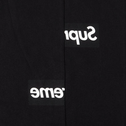 ×COMME des GARCONS SHIRT スプリット BOXロゴ Tシャツ(Split Box Logo Tee)