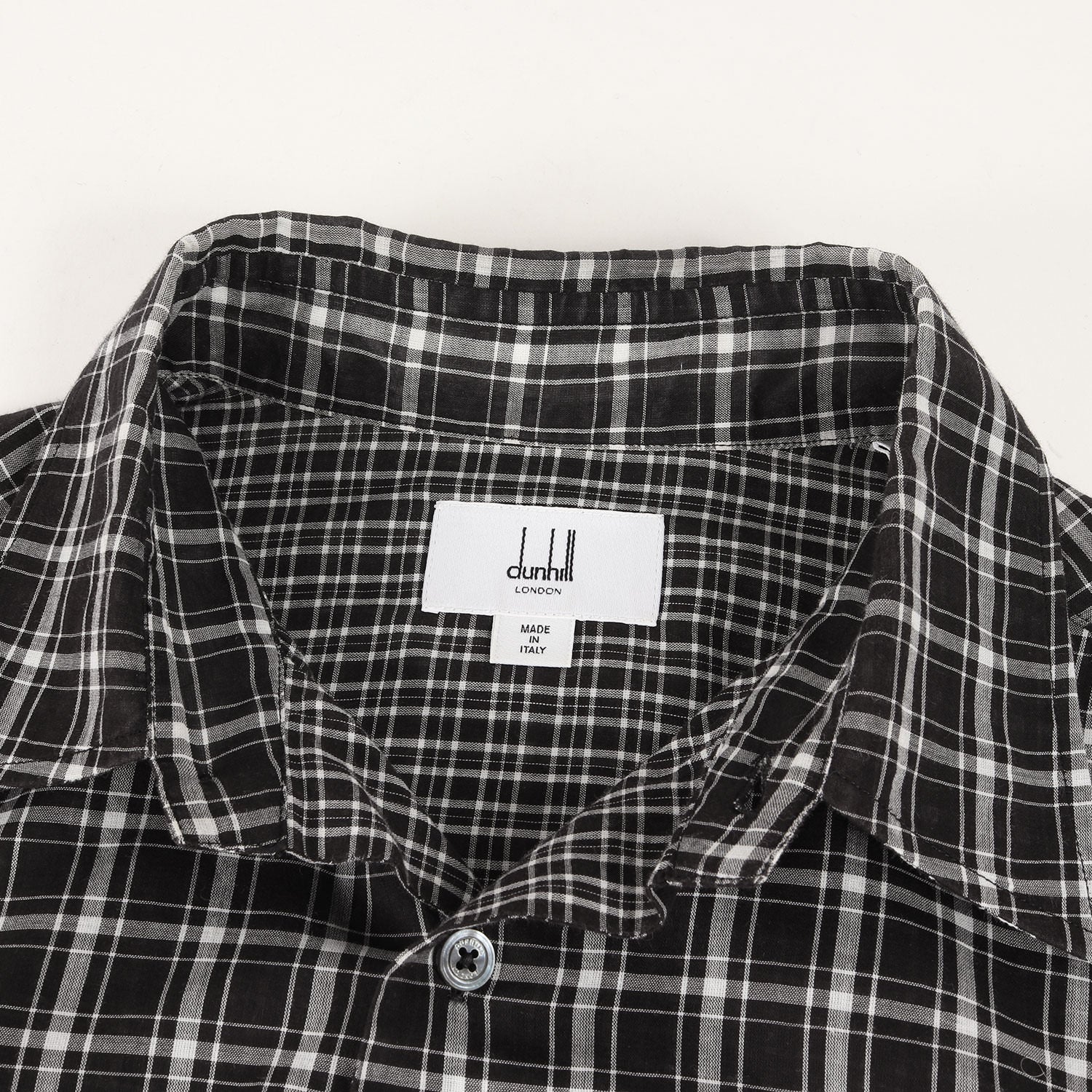 dunhill (ダンヒル) 近年モデル コットン チェック ボタンシャツ