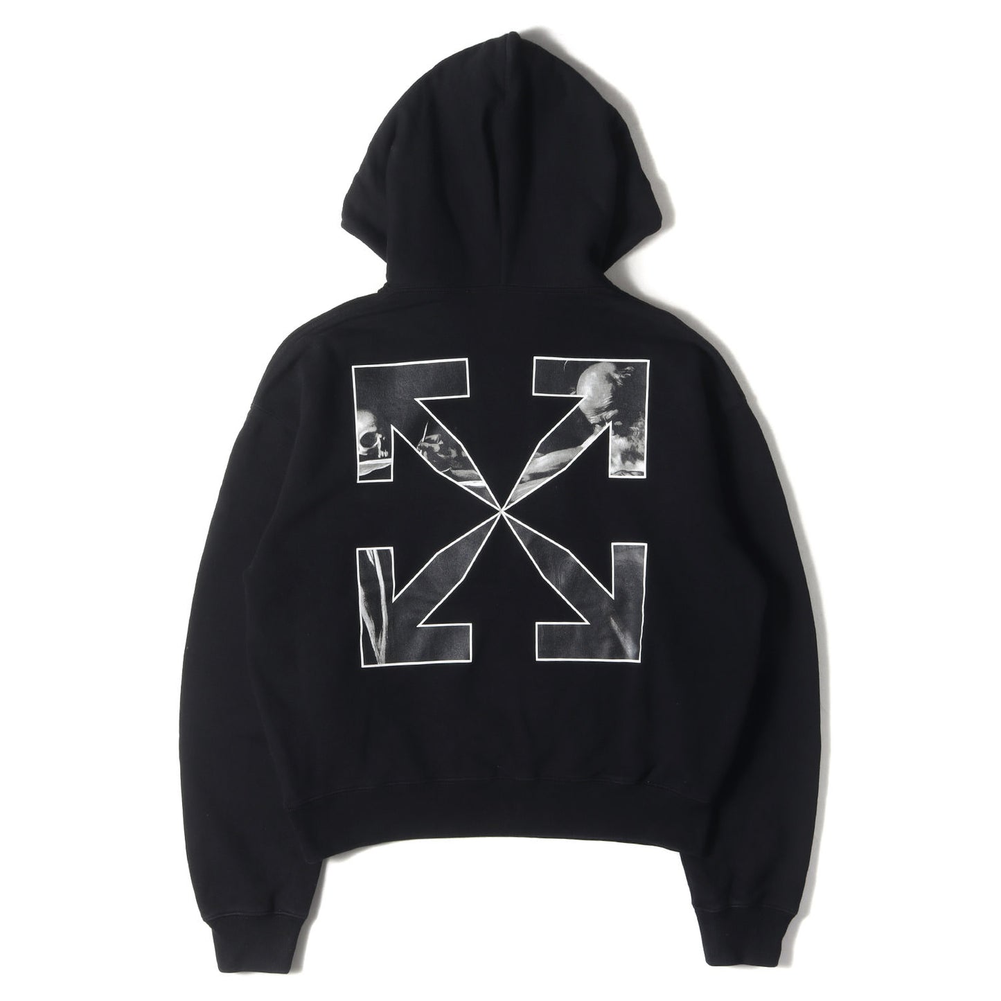 21SS 絵画アローマーク オーバーサイズ スウェットパーカー(CARAVAGGIO ARROW OVER HOODIE)