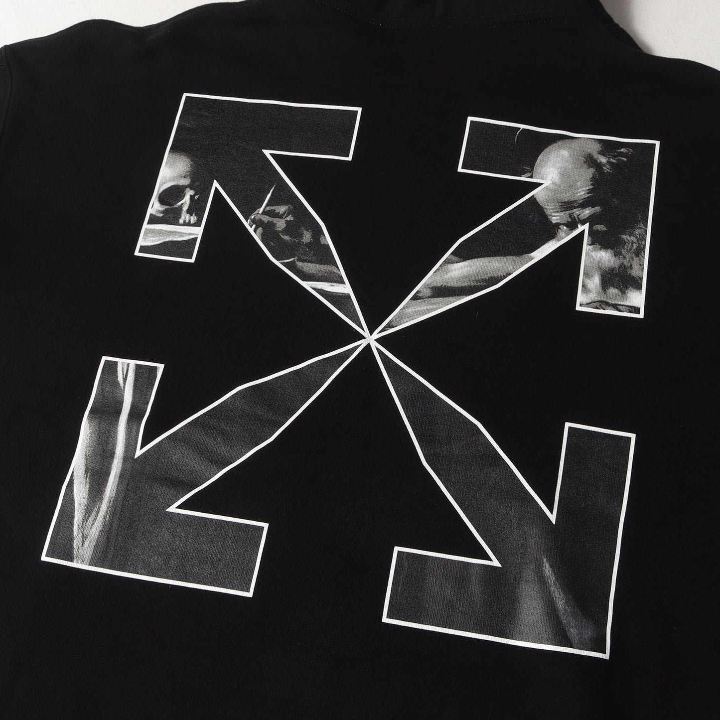 21SS 絵画アローマーク オーバーサイズ スウェットパーカー(CARAVAGGIO ARROW OVER HOODIE)