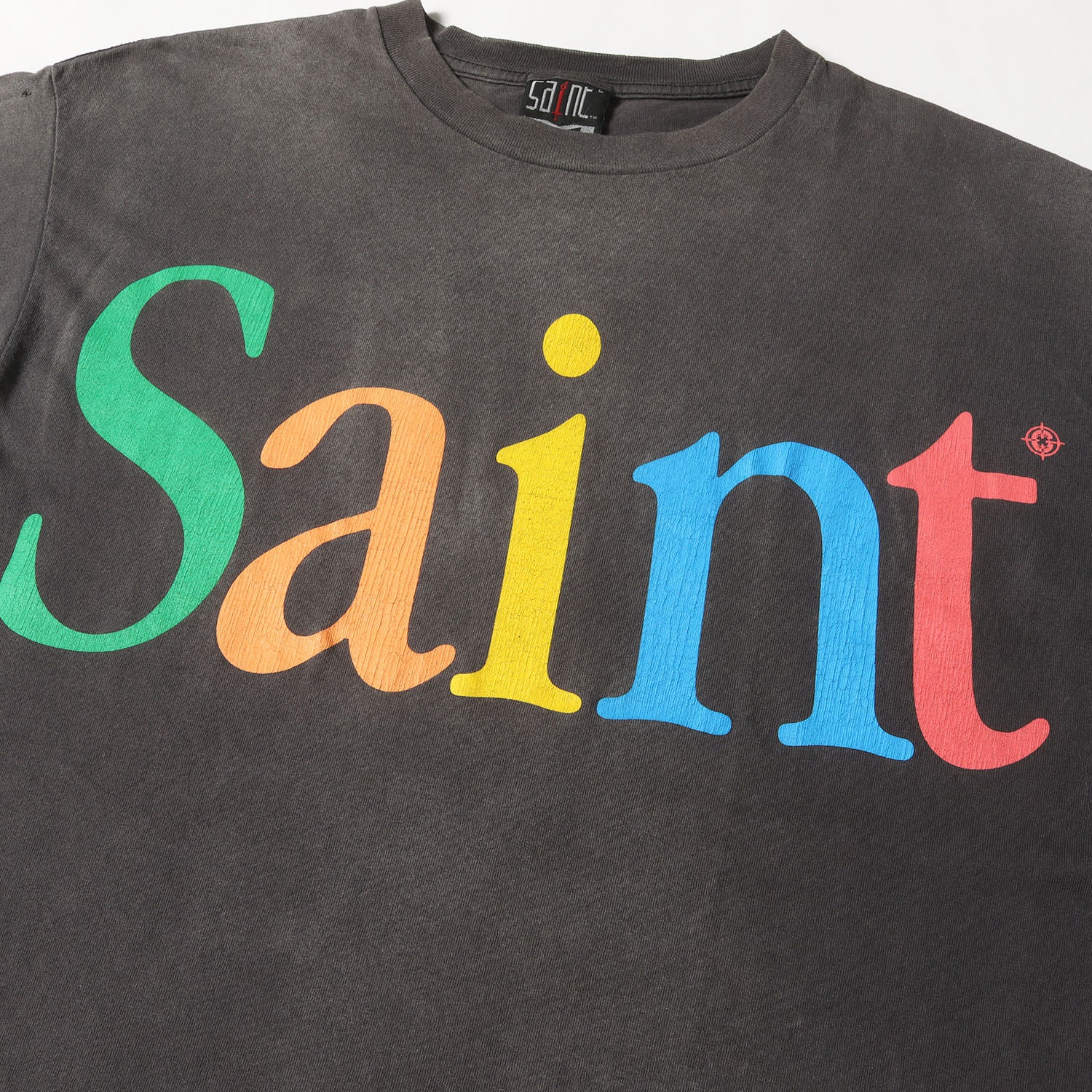 SAINT MICHAEL (セントマイケル) 24SS ヴィンテージ加工 カラフルロゴ