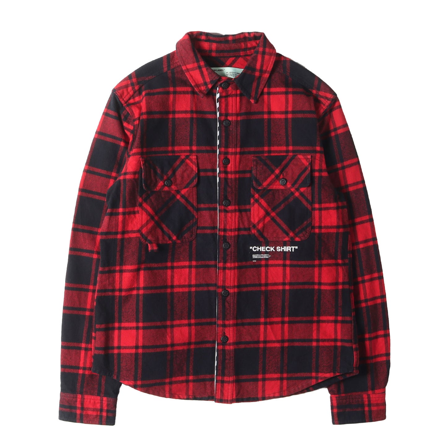 バックロゴ ヘビーウェイト チェック フランネルシャツ(QUOTE FLANNEL SHIRT)
