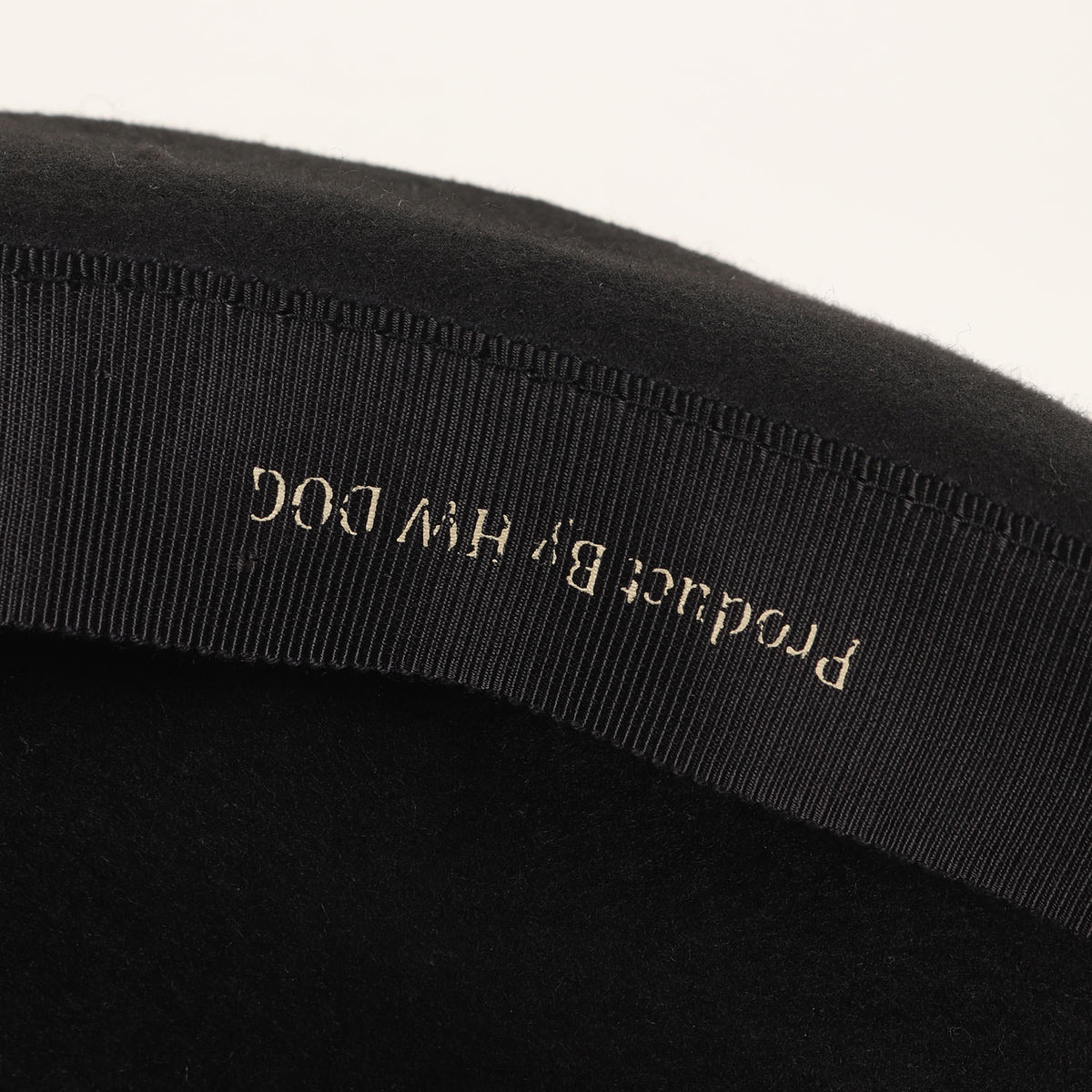×THE H.W.DOG&CO フリンジバンド ウール 中折れハット