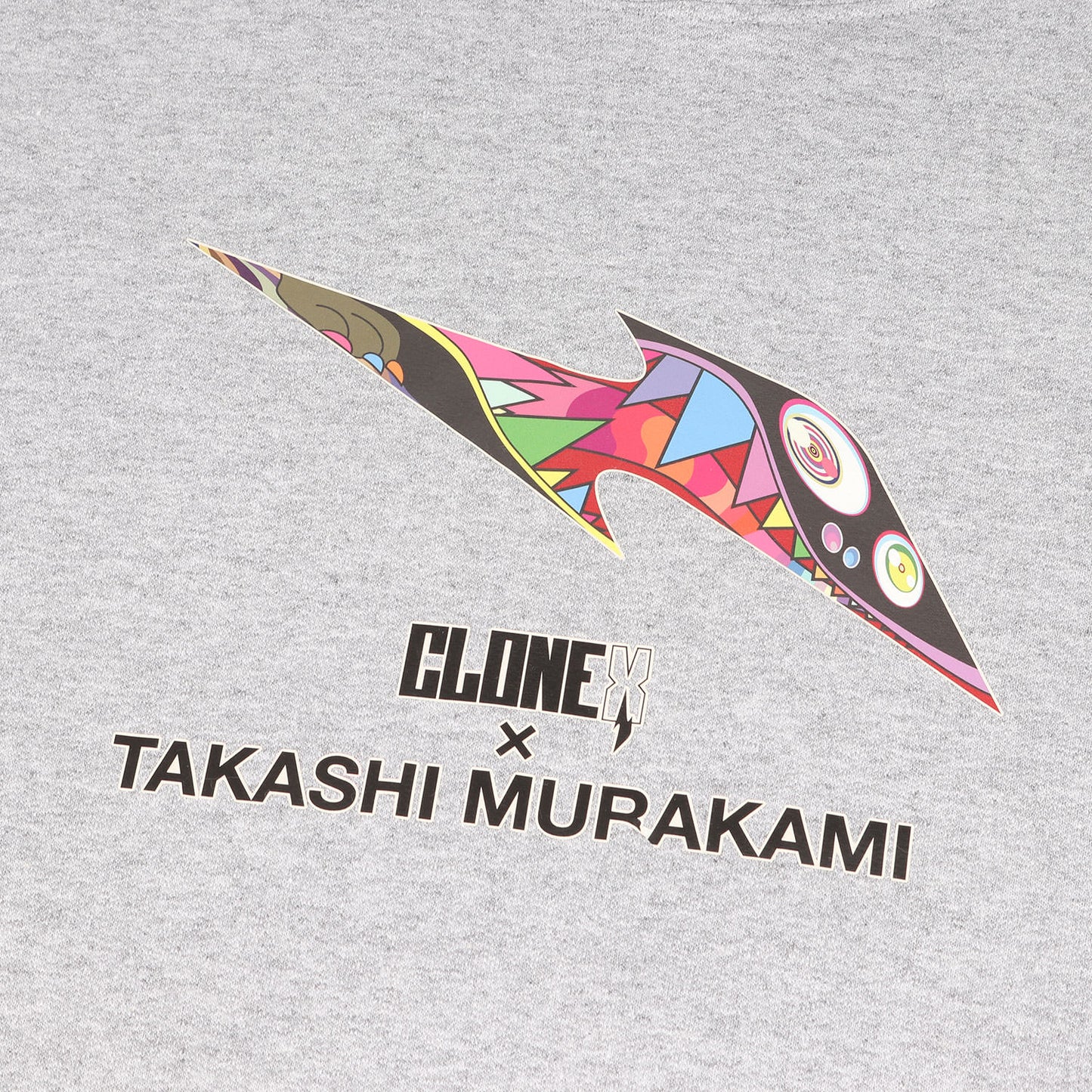 村上隆 ×CLONE X グラフィック スウェットパーカー