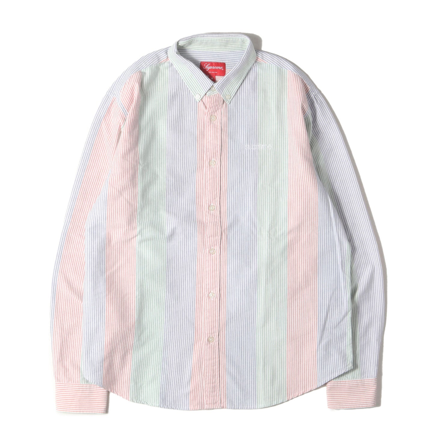 20SS マルチカラー ストライプ オックスフォード ボタンダウンシャツ(Oxford Shirt)