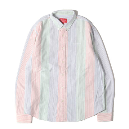 20SS マルチカラー ストライプ オックスフォード ボタンダウンシャツ(Oxford Shirt)