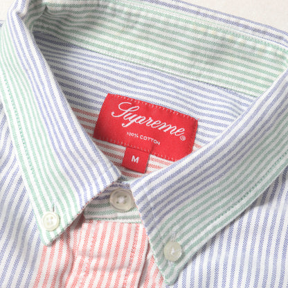 20SS マルチカラー ストライプ オックスフォード ボタンダウンシャツ(Oxford Shirt)