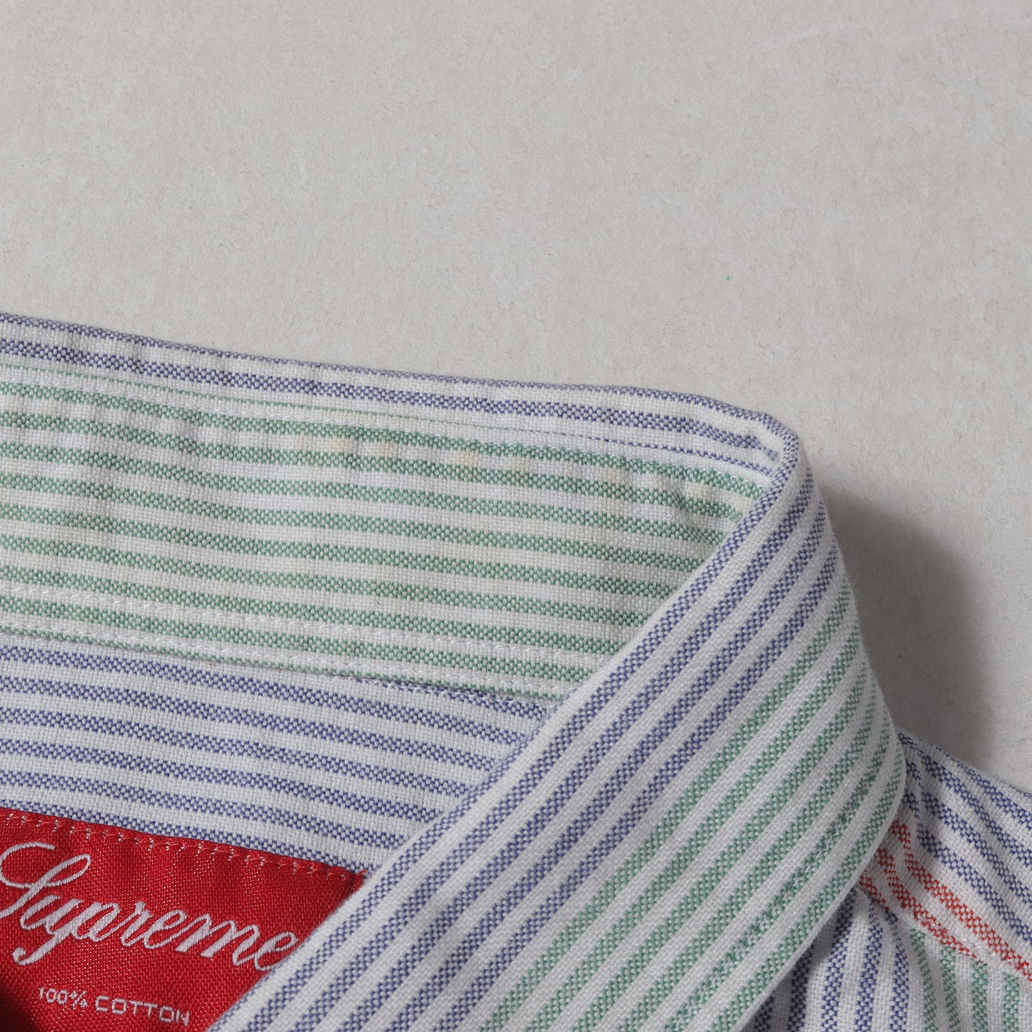 20SS マルチカラー ストライプ オックスフォード ボタンダウンシャツ(Oxford Shirt)