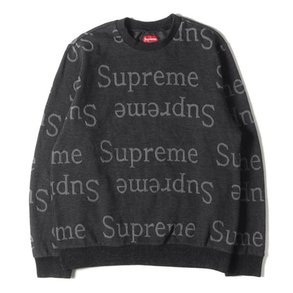 ジャガードロゴ柄 クルーネック スウェット(Jacquard Logo Crewneck)