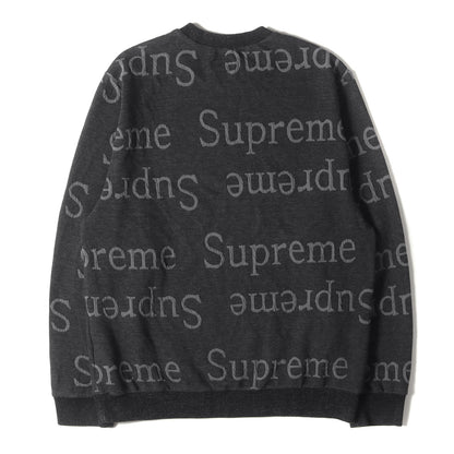 ジャガードロゴ柄 クルーネック スウェット(Jacquard Logo Crewneck)