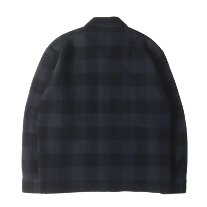 21AW ブロックチェック ウール CPOジャケット(BLOCK CHECK JACKET)