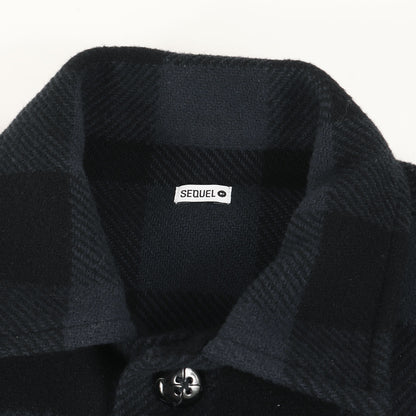 21AW ブロックチェック ウール CPOジャケット(BLOCK CHECK JACKET)