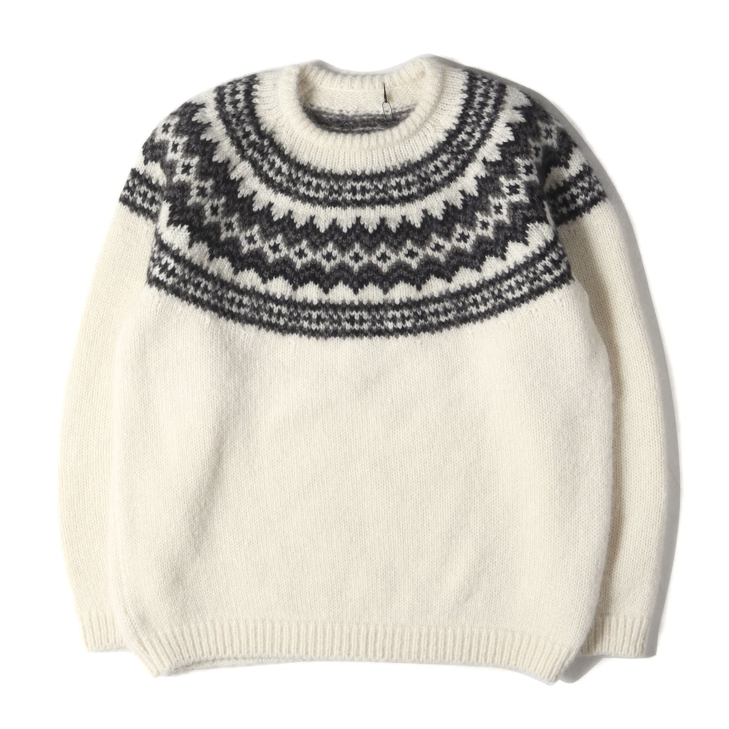 23AW ノルディック モヘヤ ニットセーター(MOHAIR NORDIC CREWNECK KNIT)
