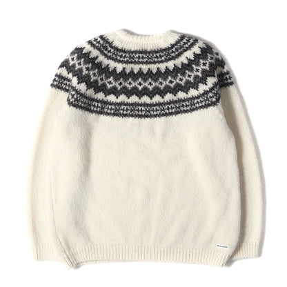23AW ノルディック モヘヤ ニットセーター(MOHAIR NORDIC CREWNECK KNIT)