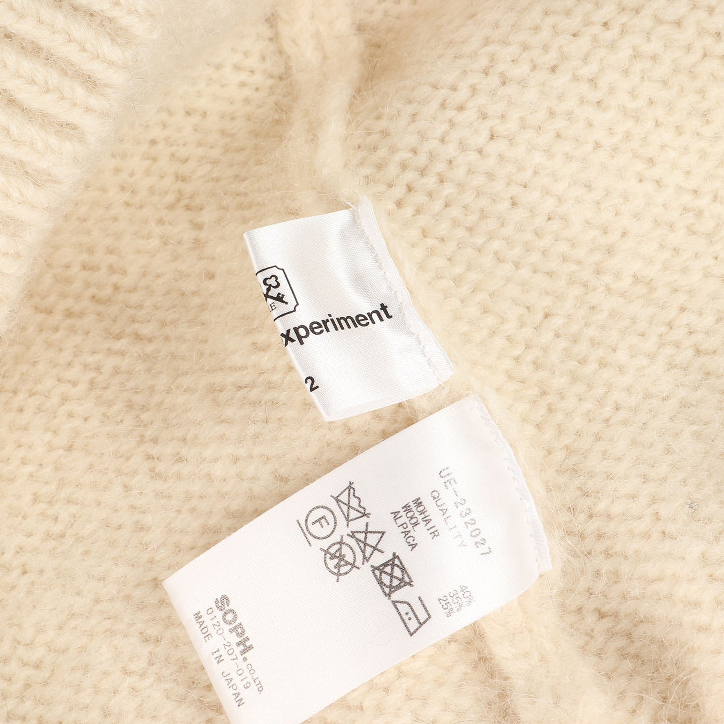23AW ノルディック モヘヤ ニットセーター(MOHAIR NORDIC CREWNECK KNIT)