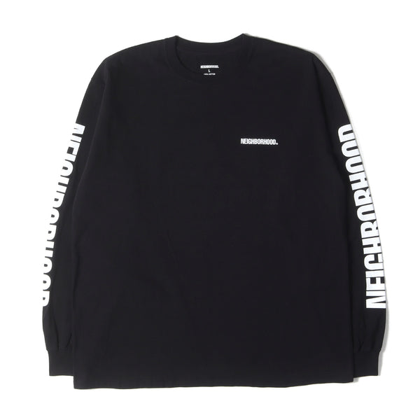 NEIGHBORHOOD (ネイバーフッド) 24SS 袖ロゴ ロングスリーブ Tシャツ 