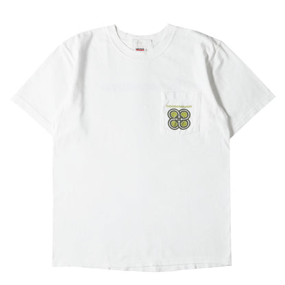90s クローバーロゴ ポケット Tシャツ(anvilボディ)