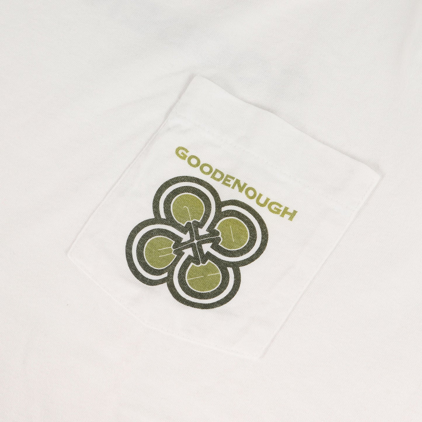 90s クローバーロゴ ポケット Tシャツ(anvilボディ)