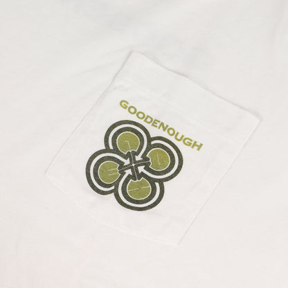 90s クローバーロゴ ポケット Tシャツ(anvilボディ)