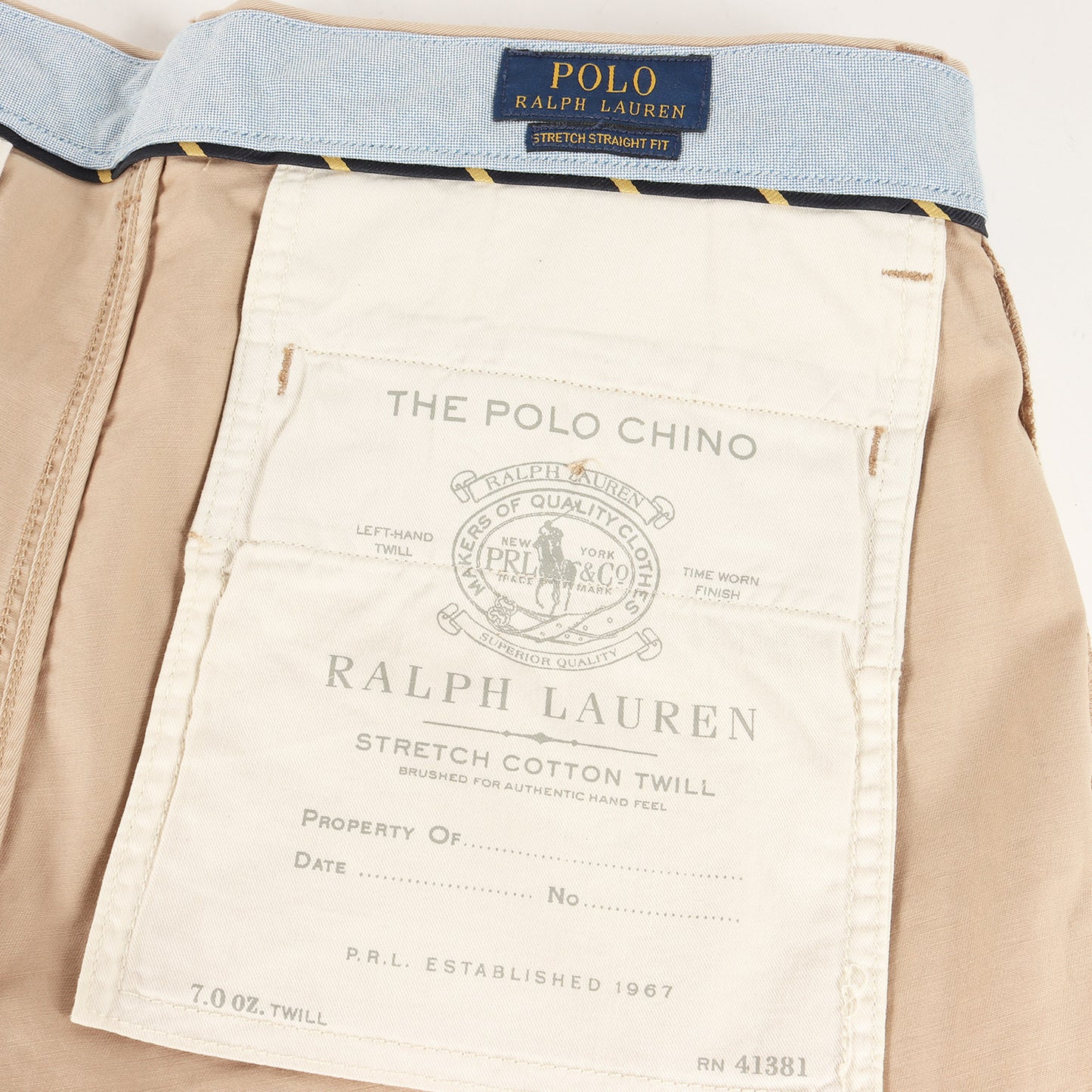 20AW ダメージリペア加工 ストレッチ チノパンツ(STRETCH STRAIGHT FIT)