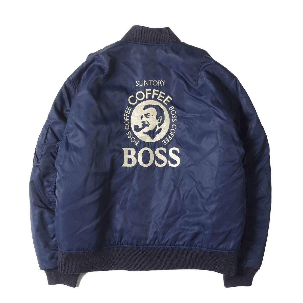 90s 初代 非売品 BOSS 缶コーヒー MA-1 ボンバージャケット ボスジャン